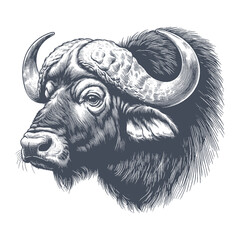 buffalo vector illustration