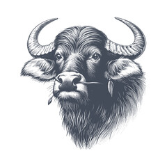 buffalo vector illustration