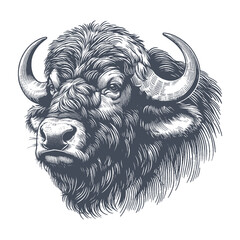 buffalo vector illustration