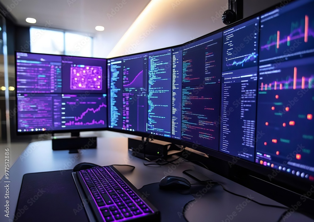 Poster advanced threat intelligence platform showcasing ransomware threat indicators for enhanced early det
