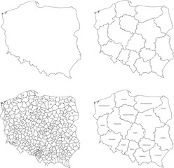 BELGIUM MAP with its administrative divisions and regions