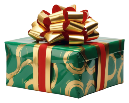 PNG A christmas present gift white background celebration.
