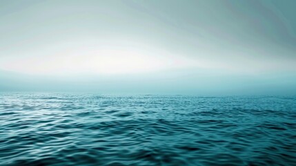 Obraz premium Ocean View With Foggy Sky