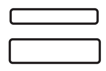 shape Rectangle vector symbol icon design, Beautiful illustration