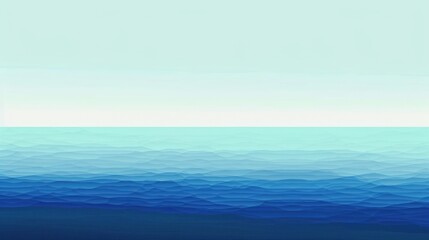 Obraz premium Abstract Ocean Scene