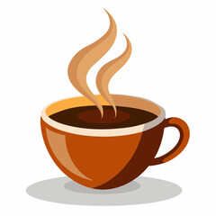 cup of coffee with steam