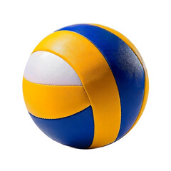 3D volleyball ball on white background