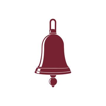 recommend clip art: School bell vector illustration isolated on a white background