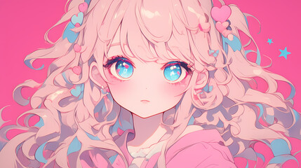 Adorable Chibi Anime Girls in Love – Kawaii Couple Art
