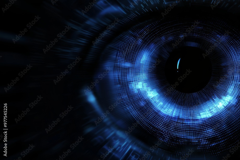 Poster HUD with lines and dots. Abstract hi-tech background. Head-up display interface. Virtual reality technology innovations screen. Hologram of circle engineer.