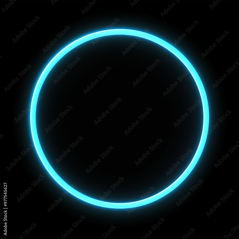 Poster the abstract technology hud interface is topped with holograms, neon lights, and a circle of percent