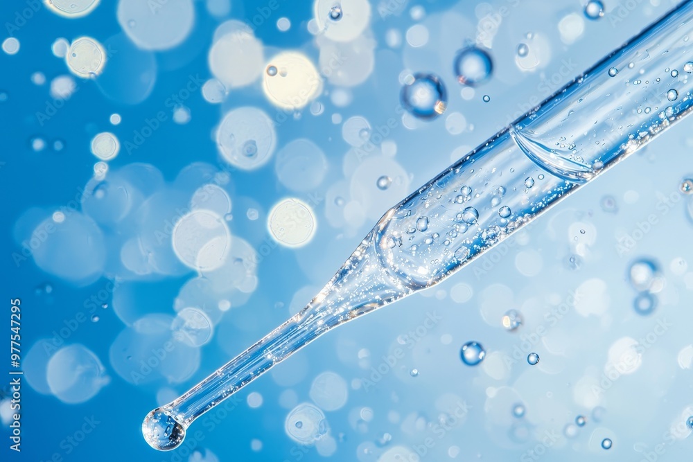 Aufkleber The Pipette was used for adding fluid to several test tubes in the fields of medicine, chemistry, and biotechnology. The pipette was used to add fluid to several test tubes in the fields of medicine,
