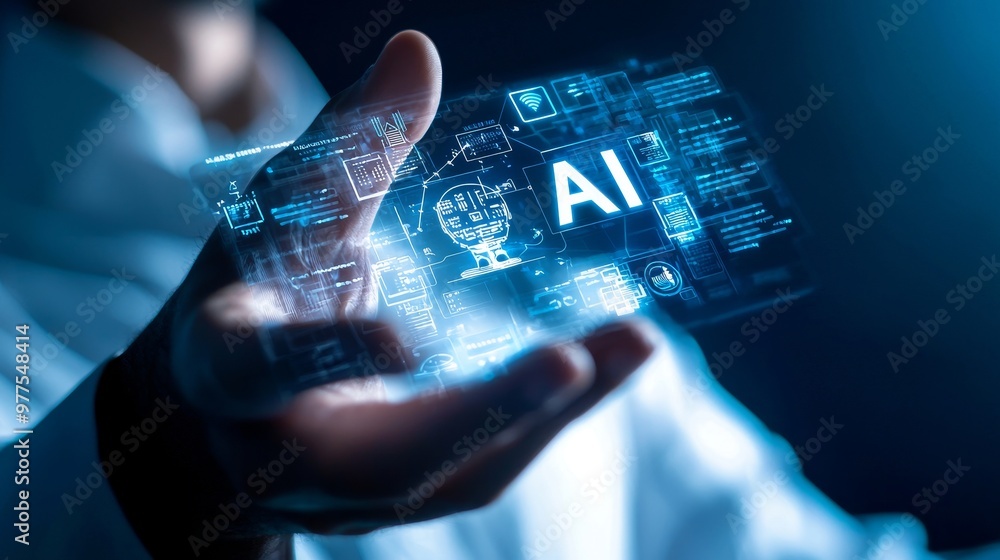 Poster Mastering communication with stock becomes essential to managing the future of digital business and technology.