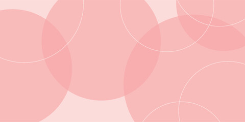 Geometry pink background with circles.