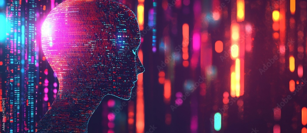 Poster By using stock and deep learning technology, businesses analyze automated data and present it in text form.