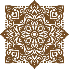 Colorful mandala design vector style