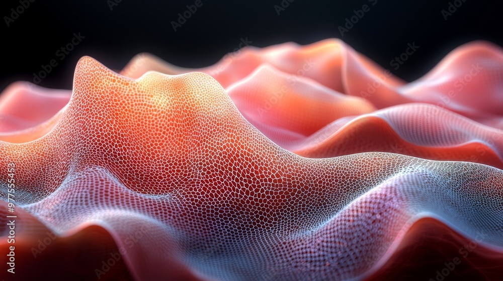 Aufkleber abstract background featuring organic patterns with wavy lines