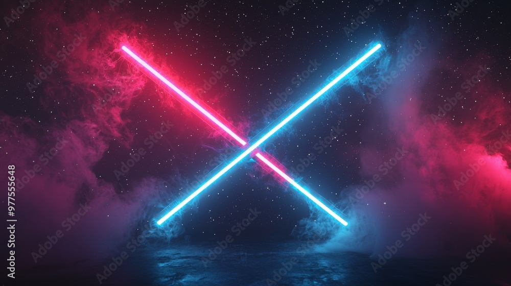 Aufkleber This visual effect is created by two arrows pointing towards each other