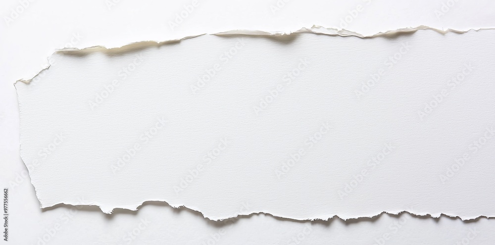 Poster an illustration of torn ripped paper edges isolated on a transparent or white background, an element