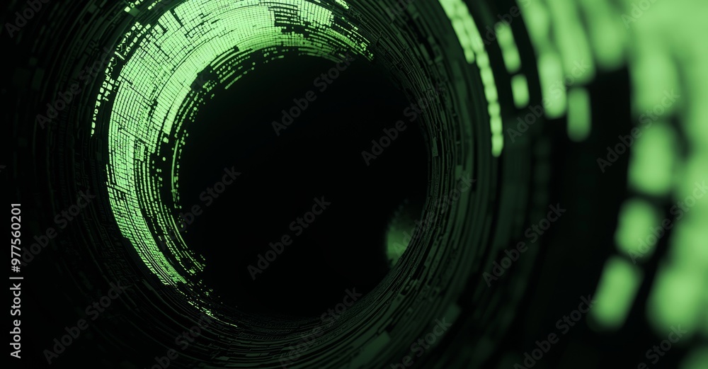 Fototapete radial circular progress futuristic hud for cyberspace. tv news channels, new title, and hi-tech fui
