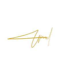 Gold Signature Line