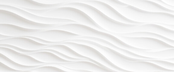 Obraz premium White wave background, abstract concept. Beautiful format poster with Smooth Grey Waves abstract background with grayish tonalities, plenty of copy space and elegant design.