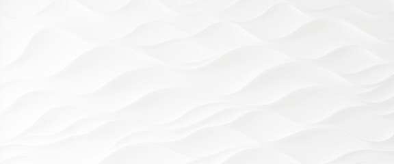White wave background, abstract concept. Beautiful format poster with Smooth Grey Waves abstract background with grayish tonalities, plenty of copy space and elegant design.