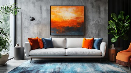 Very nice living room design with contemporary expensive decor picture