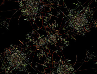 Imaginatory fractal abstract background Image