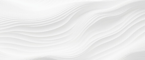 White wave background, abstract concept. Beautiful format poster with Smooth Grey Waves abstract background with grayish tonalities, plenty of copy space and elegant design.