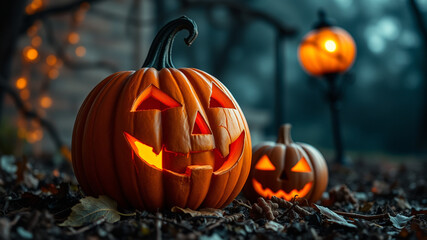 spooky halloween pumpkin jack	