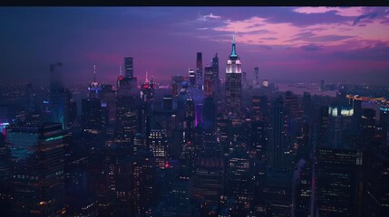 Cityscape at Dusk