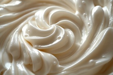 Cream with swirls. Creammy background