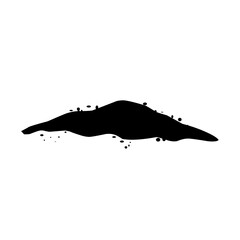 Pile Of Black Powder 