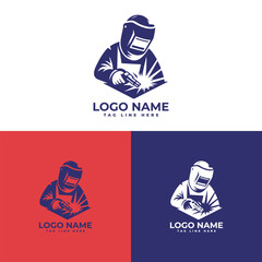 welder logo vector