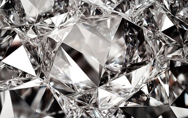 A close-up shot of a sparkling diamond, showcasing its intricate facets and brilliance.