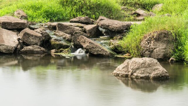 Rural streams and rivers timelapse