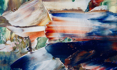 Colorful abstract background wallpaper. Modern motif visual art. Mixtures of oil paint. Trendy hand painting canvas. Wall decor and Wall art prints Idea. 3D texture