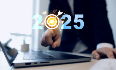 Business plan strategy and development in 2025.Aim strategy startup business in new year 2025.
Business goals trends in 2025.