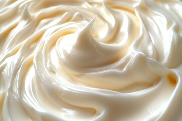 Cream with swirls 