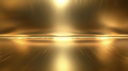 A glossy metallic gold background with smooth gradients, adding a sleek and high-end aesthetic.