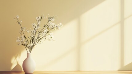 A light yellow plain backdrop offering a simple, clean surface perfect for modern and minimalist design projects.