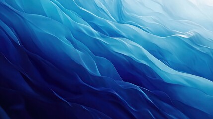 Obraz premium A luxurious blue gradient blending deep and light shades, creating an opulent and sophisticated backdrop.