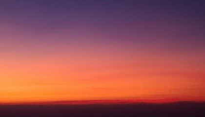 A vibrant sunset sky