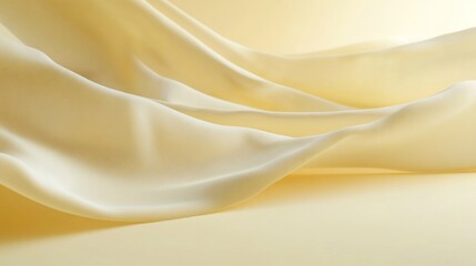 A soft yellow smooth background featuring light tones and a seamless finish, creating a calming and sophisticated visual.