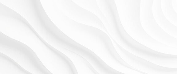 White wave lines abstract background design. Digital white wave curve sculpture abstract graphic poster. white wave curve lines banner background design. White wave modern abstract background design.	