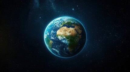 Obraz premium The Earth as seen from space