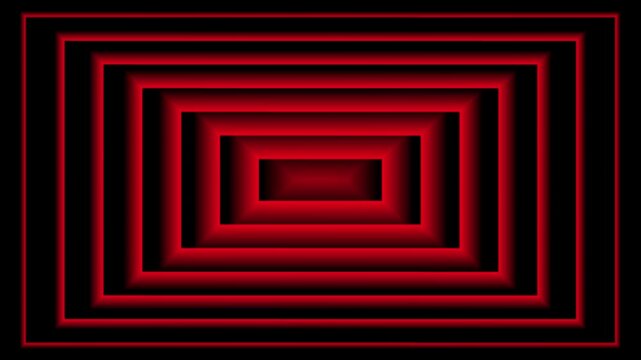 Radio waves background animation. square shape radio wave