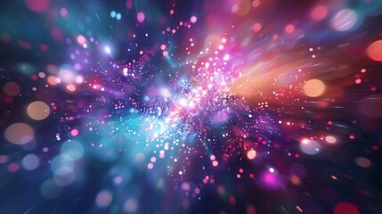 Fototapeta premium Dynamic Energy Flow: Abstract 3D Design