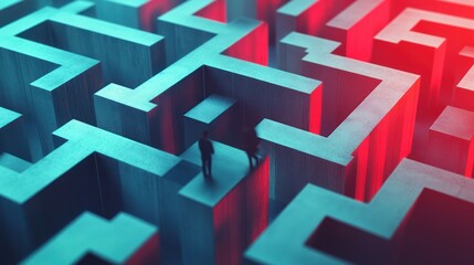 Exploring Complex Paths in a Dynamic Maze: A Visual Journey Through Creative Business Concepts and Challenges Awaits You!